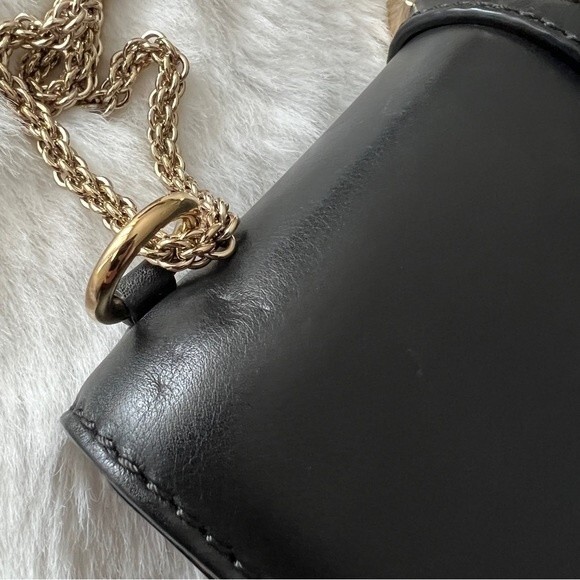 Valentino Rockstud Medium Glam Lock Flap Bag in Black - Picture 8 of 16